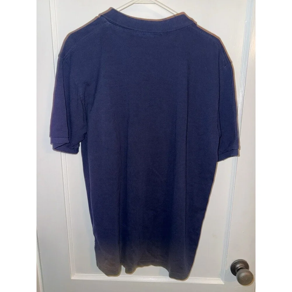 U.S. Polo Assn. Mens Size L Blue Short Sleeve Polo Golf Shirt